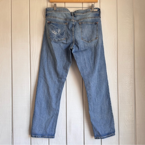 Pilcro by Anthropologie Embroidered Slim Boyfriend Jeans - Picture 3 of 9